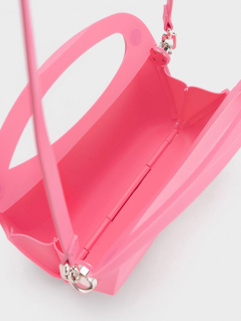 Geanta De Mana Charles & Keith Cocoon Top Roz | 176RZGFVS