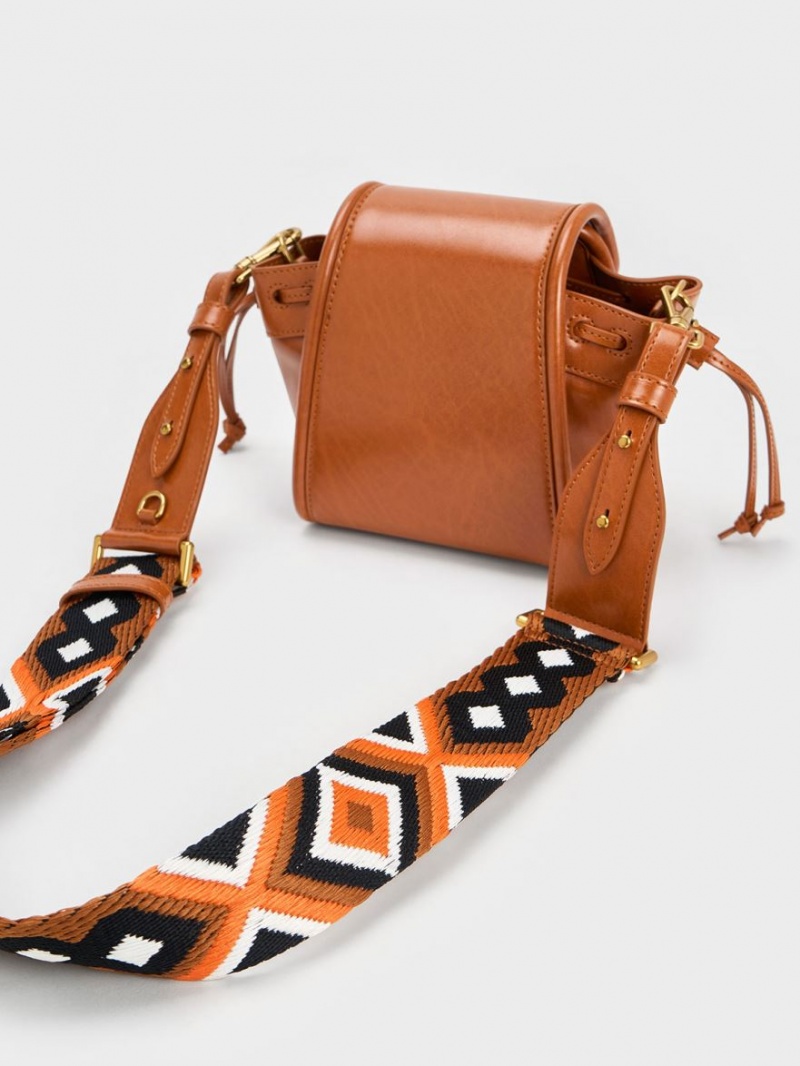 Geanta De Mana Charles & Keith Mini Ashby Top Maro | 758WOHSGN