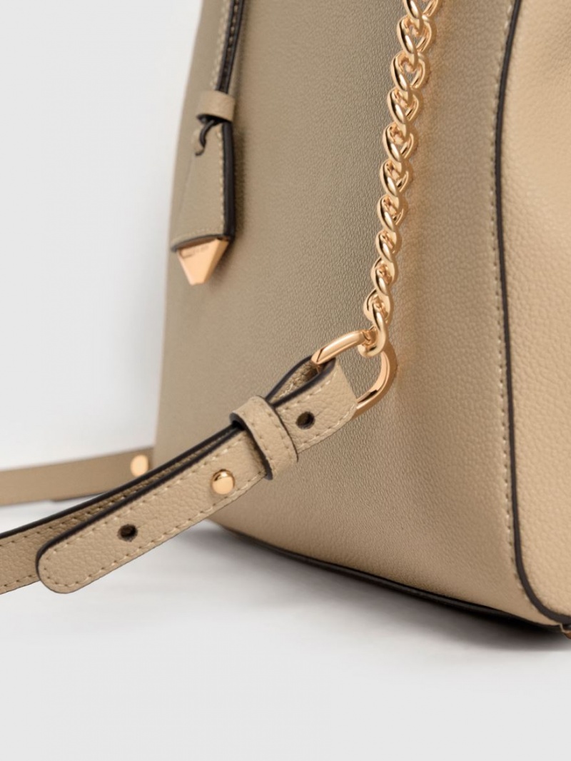 Geanta De Mana Charles & Keith Mirabelle Structured Maro | 962HFJUMK