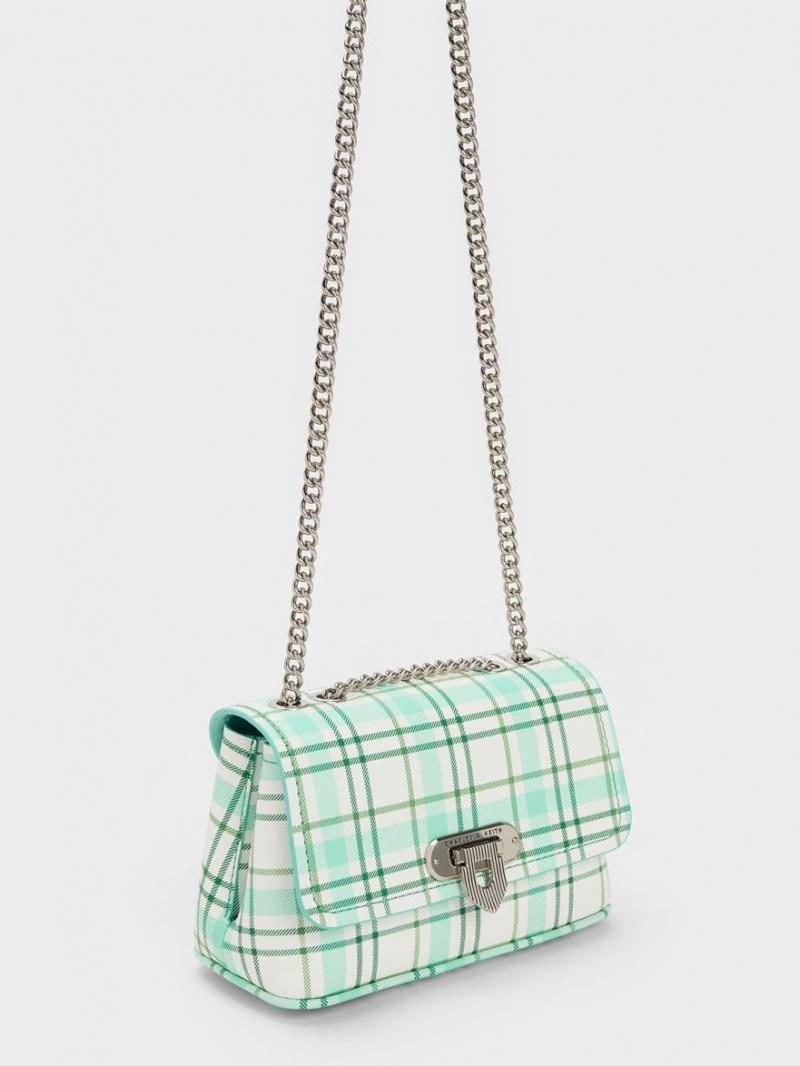 Geanta De Umar Charles & Keith Alcott Push-Lock Chain Colorati | 897VLEYAQ