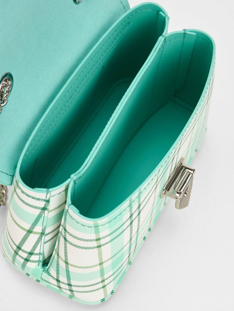 Geanta De Umar Charles & Keith Alcott Push-Lock Chain Colorati | 897VLEYAQ