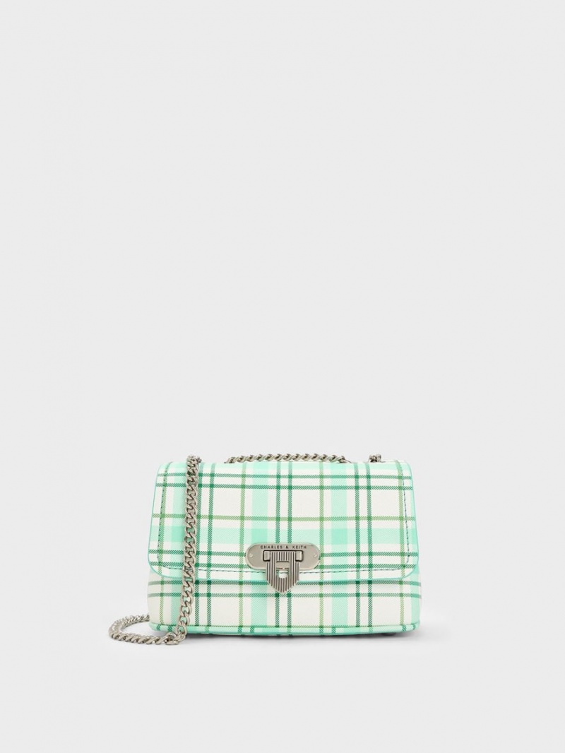 Geanta De Umar Charles & Keith Alcott Push-Lock Chain Colorati | 897VLEYAQ