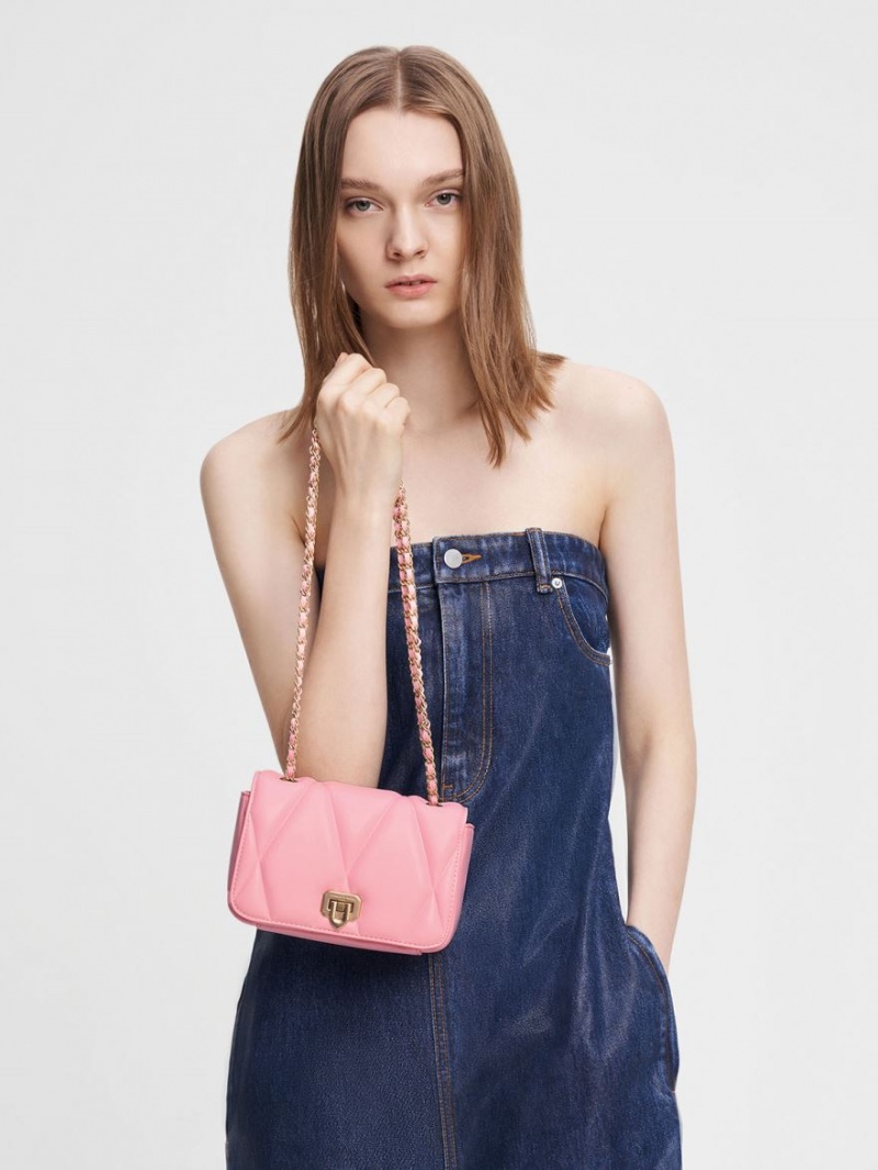 Geanta De Umar Charles & Keith Arwen Matlasat Roz | 564TFOKJP