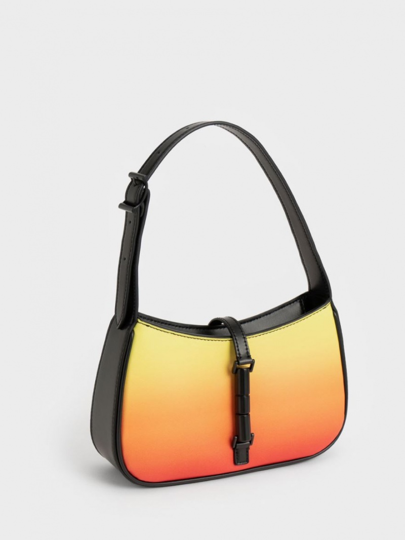Geanta De Umar Charles & Keith Cesia Ombre Portocalii | 386IXYOLU