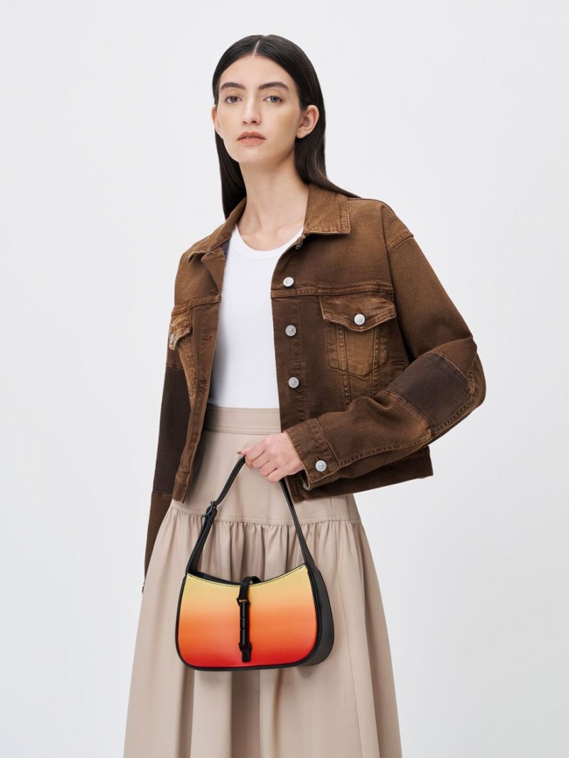 Geanta De Umar Charles & Keith Cesia Ombre Portocalii | 386IXYOLU
