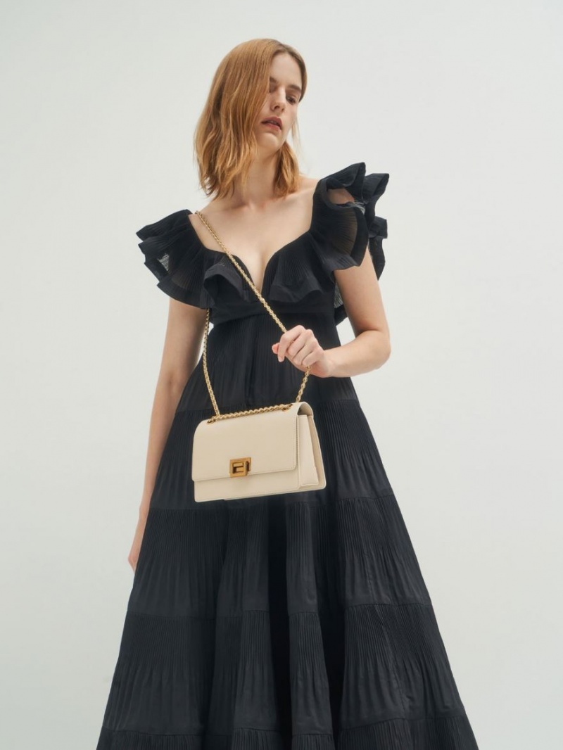 Geanta De Umar Charles & Keith Chain Curea Evening Albi | 307PKZJGE