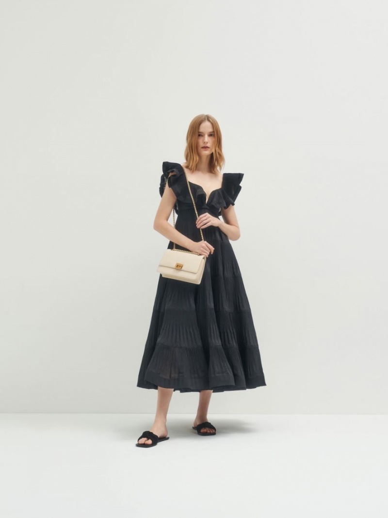 Geanta De Umar Charles & Keith Chain Curea Evening Albi | 307PKZJGE