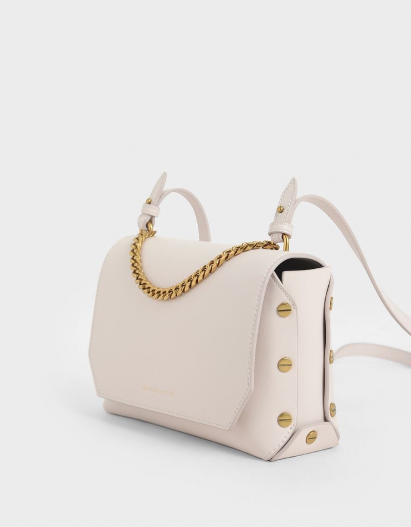 Geanta De Umar Charles & Keith Chain Handle Roz | 085MTKQOP
