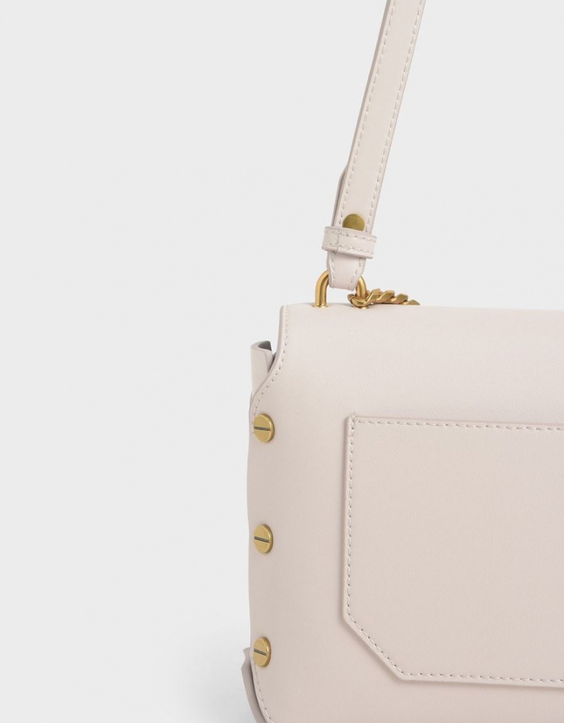 Geanta De Umar Charles & Keith Chain Handle Roz | 085MTKQOP