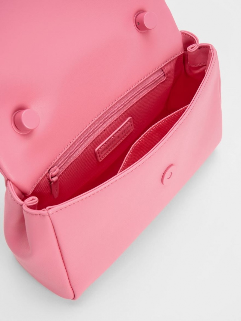 Geanta De Umar Charles & Keith Curved Handle Roz | 423UHCJAI