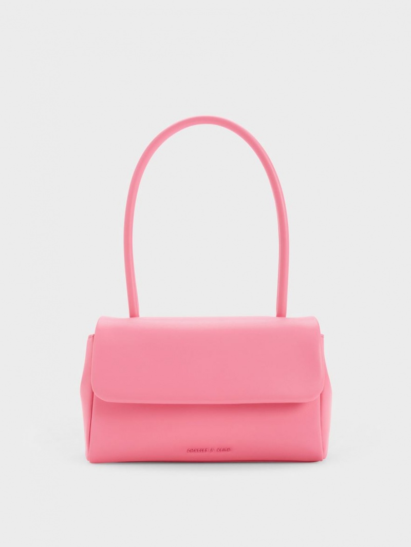 Geanta De Umar Charles & Keith Curved Handle Roz | 423UHCJAI