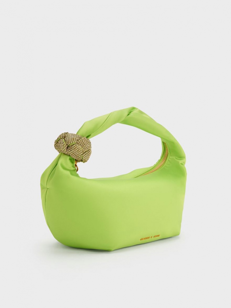 Geanta De Umar Charles & Keith Embellished Satin Verzi | 017XNTZLI