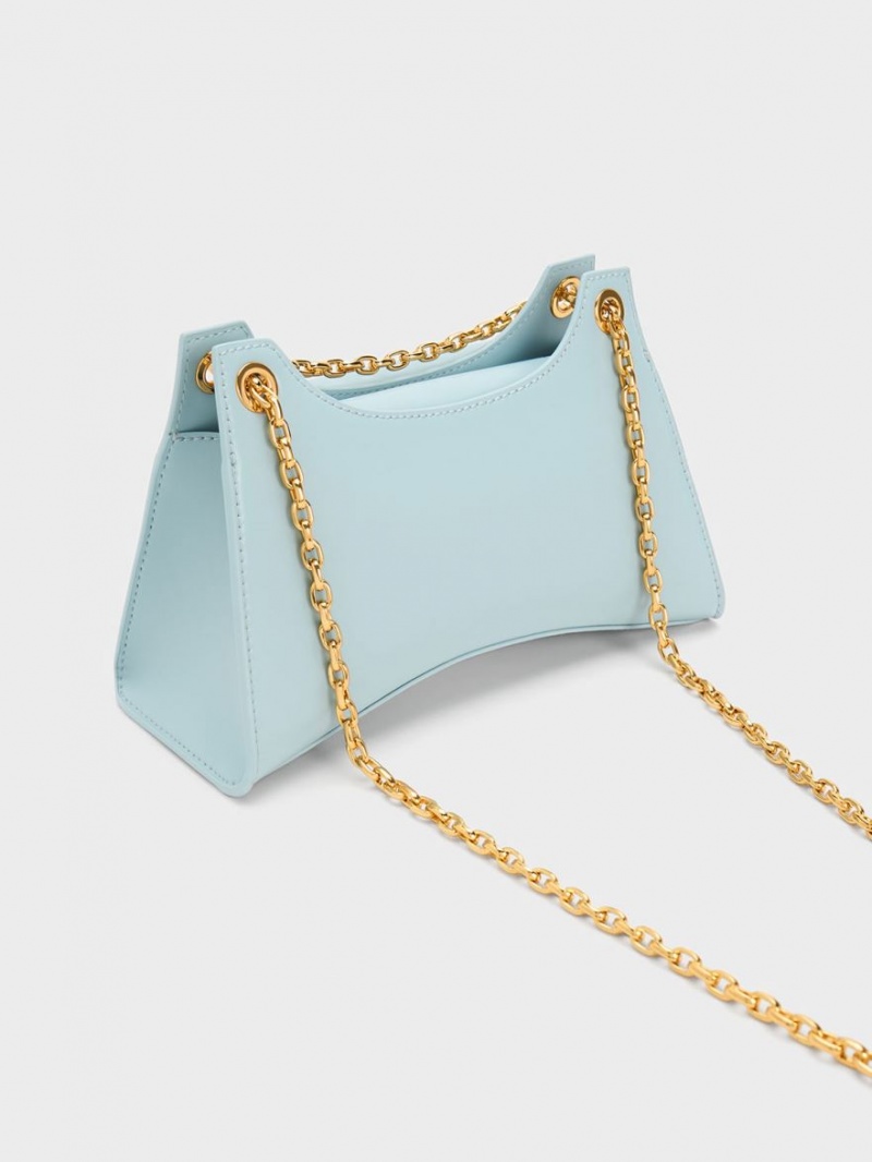 Geanta De Umar Charles & Keith Eudora Sculptural Albastri | 894NEJDFY