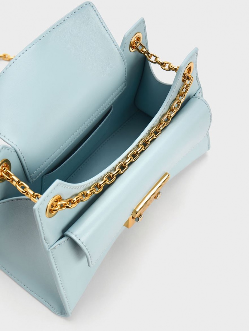 Geanta De Umar Charles & Keith Eudora Sculptural Albastri | 894NEJDFY