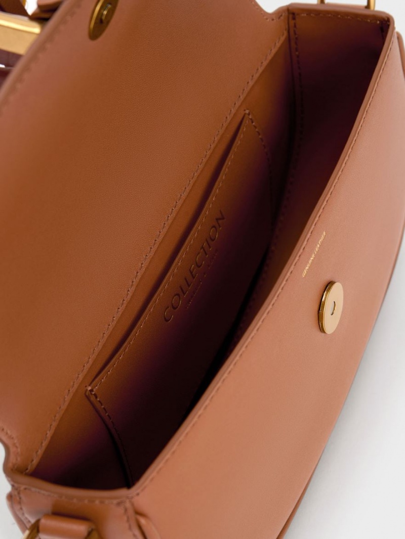 Geanta De Umar Charles & Keith Gabine Studded Piele Maro | 284VWAMKE