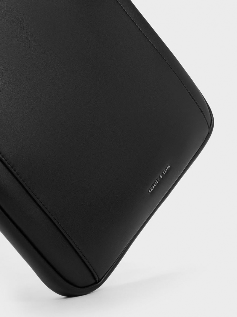 Geanta De Umar Charles & Keith Gaia Laptop Negrii | 061XYAKBT