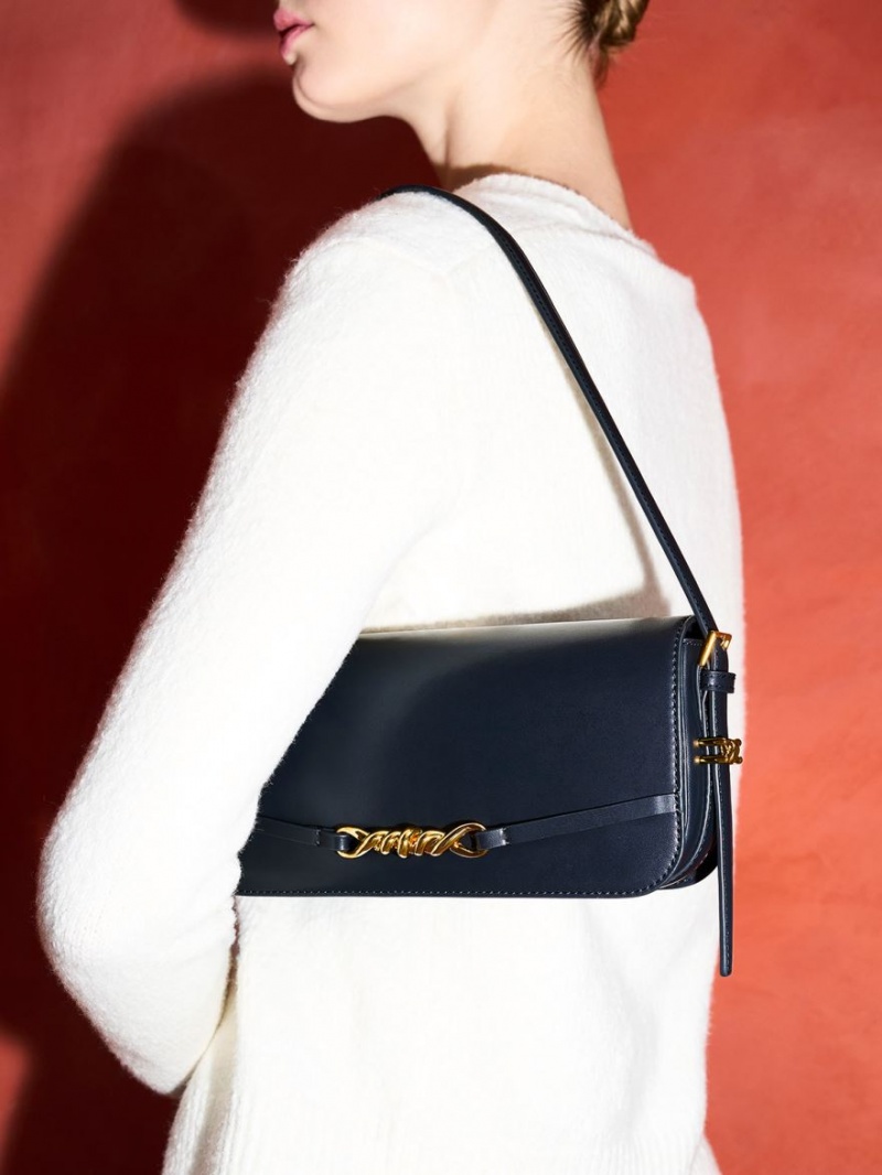 Geanta De Umar Charles & Keith Henrietta Bleumarin | 029NYXEOL