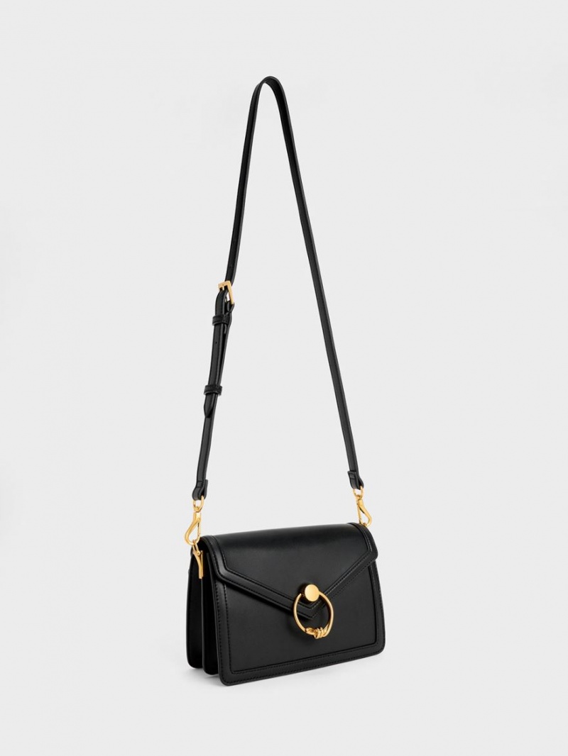 Geanta De Umar Charles & Keith Joelle Envelope Negrii | 176XMYJZG