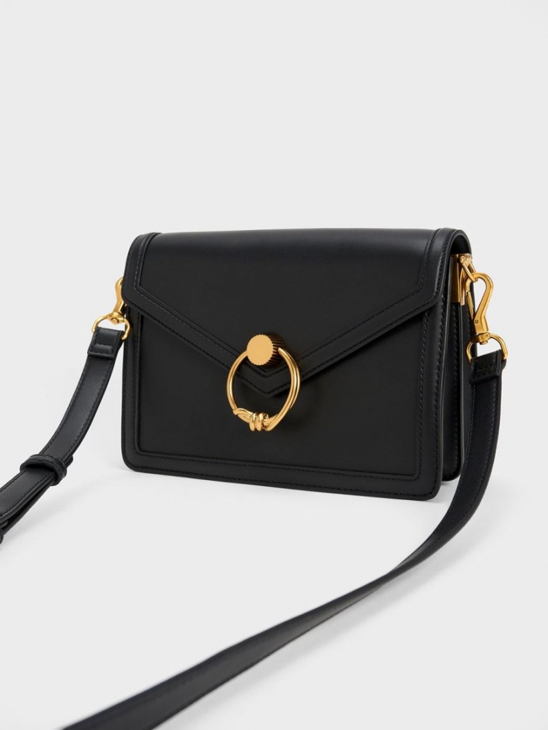 Geanta De Umar Charles & Keith Joelle Envelope Negrii | 176XMYJZG
