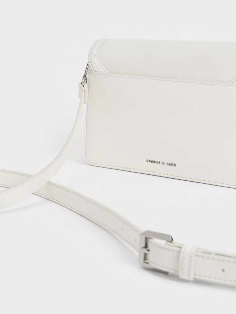 Geanta De Umar Charles & Keith Joelle Envelope Albi | 385BKPHJC