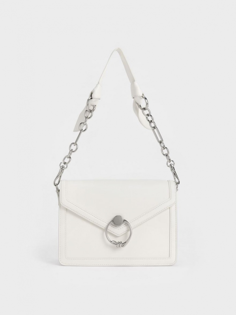 Geanta De Umar Charles & Keith Joelle Envelope Albi | 385BKPHJC