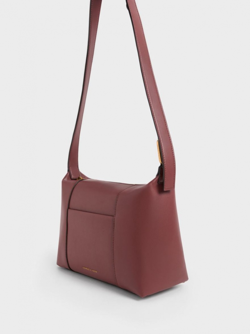 Geanta De Umar Charles & Keith Lorain Ciocolata | 732HWREYP