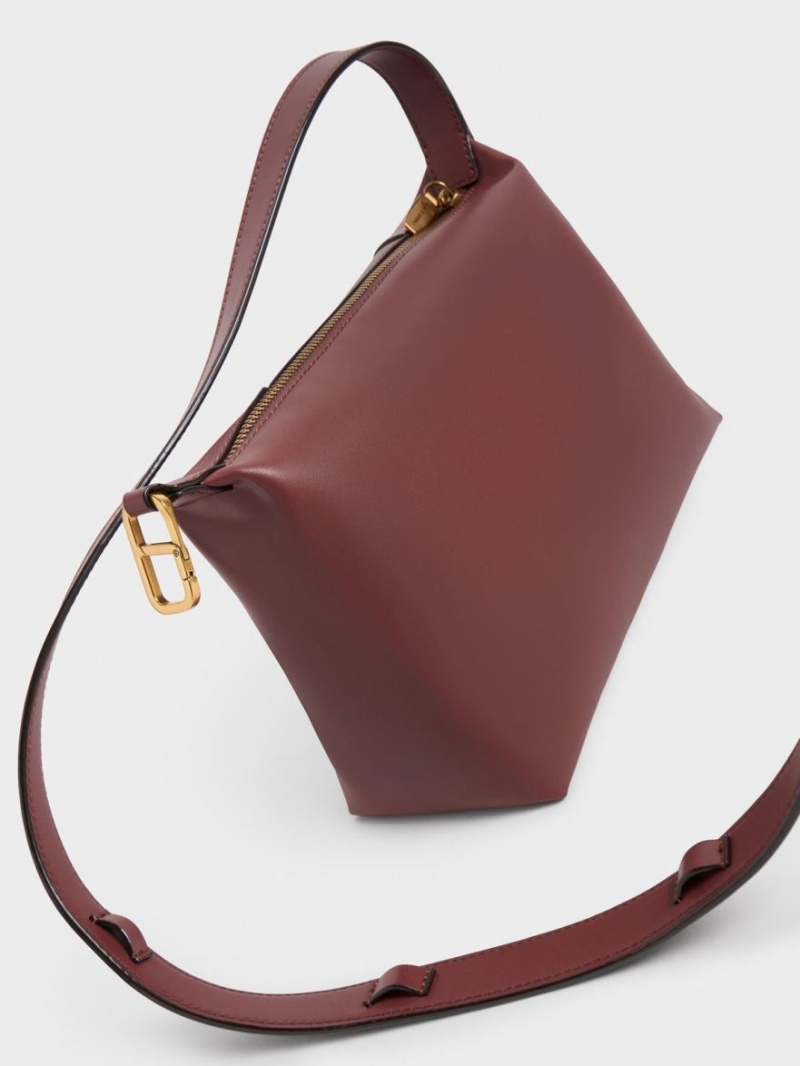 Geanta De Umar Charles & Keith Lorain Ciocolata | 732HWREYP
