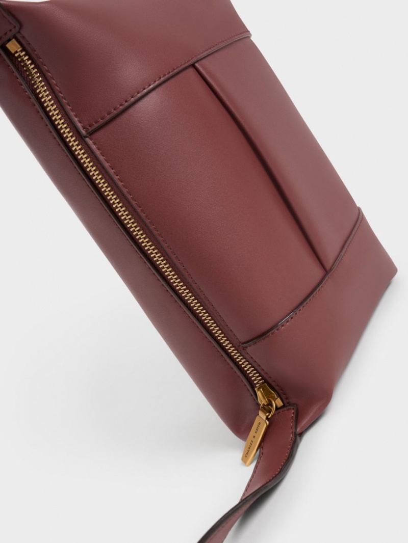 Geanta De Umar Charles & Keith Lorain Ciocolata | 732HWREYP