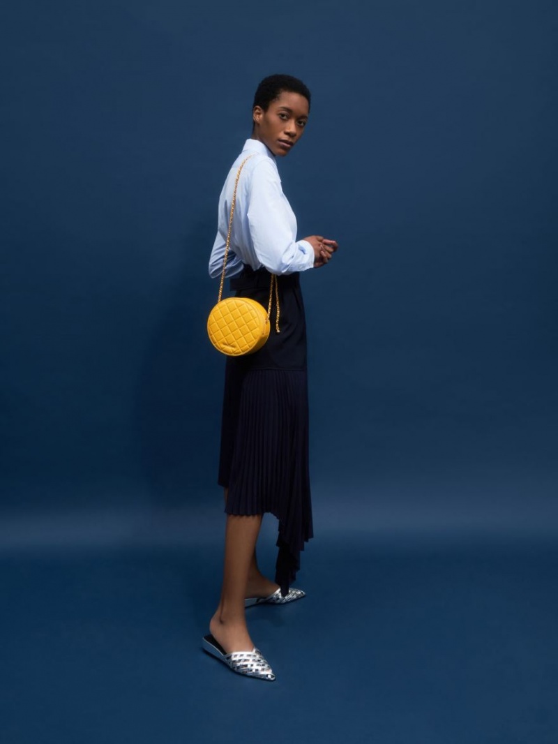 Geanta De Umar Charles & Keith Matlasat Circle Galbeni | 501AECTIF