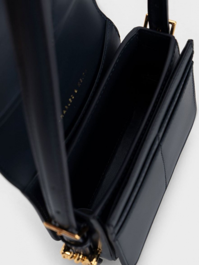 Geanta De Umar Charles & Keith Mini Henrietta Bleumarin | 152OJRYHG