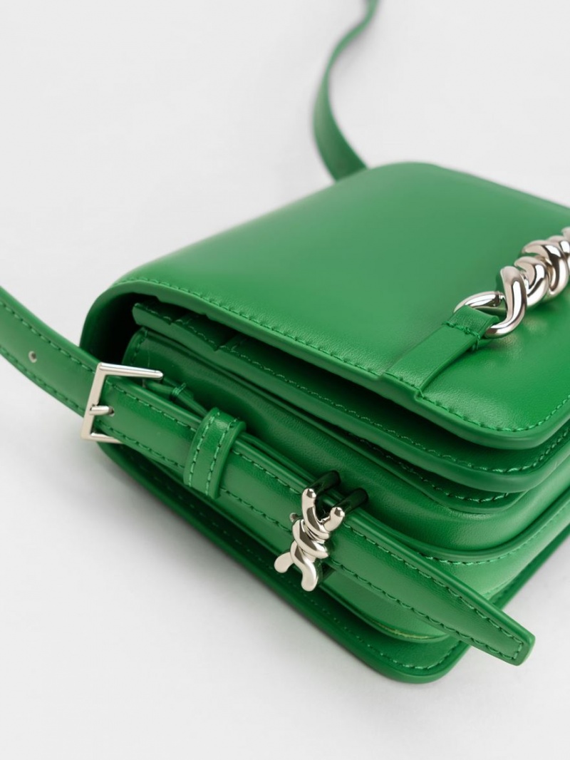 Geanta De Umar Charles & Keith Mini Henrietta Verzi | 810CEUQPZ