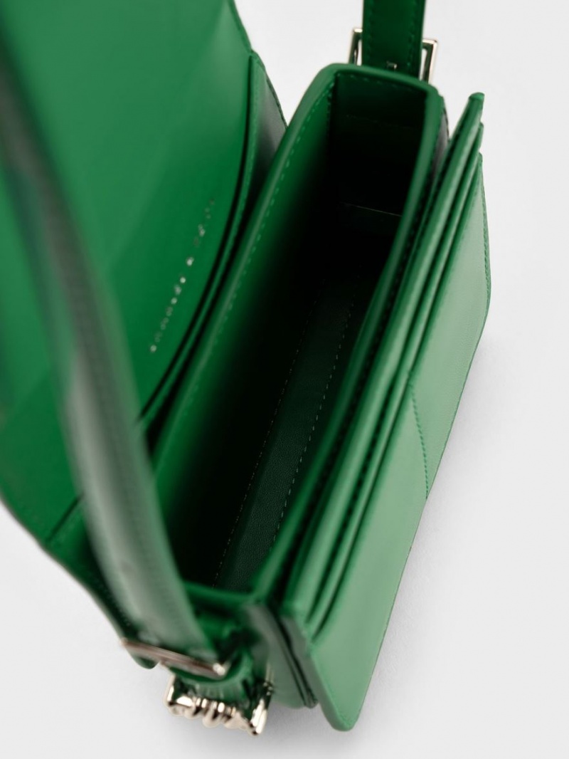 Geanta De Umar Charles & Keith Mini Henrietta Verzi | 810CEUQPZ