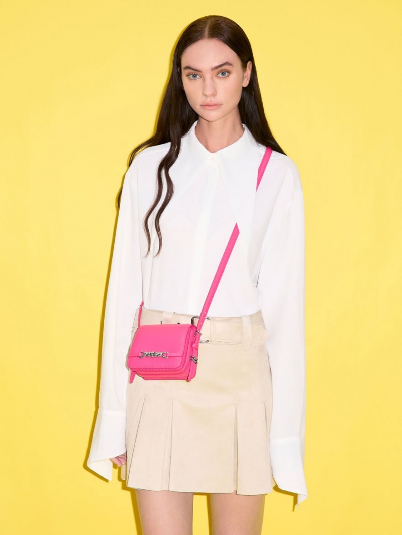 Geanta De Umar Charles & Keith Mini Henrietta Fucsie | 903SNFJQG