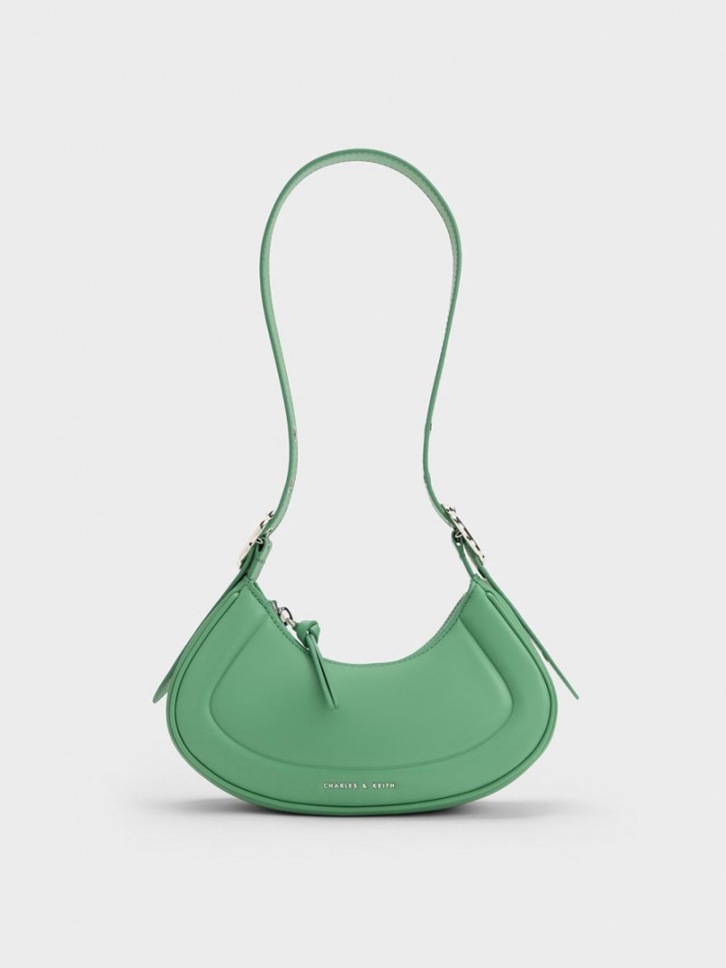 Geanta De Umar Charles & Keith Petra Curved Verzi | 829AMSPHO