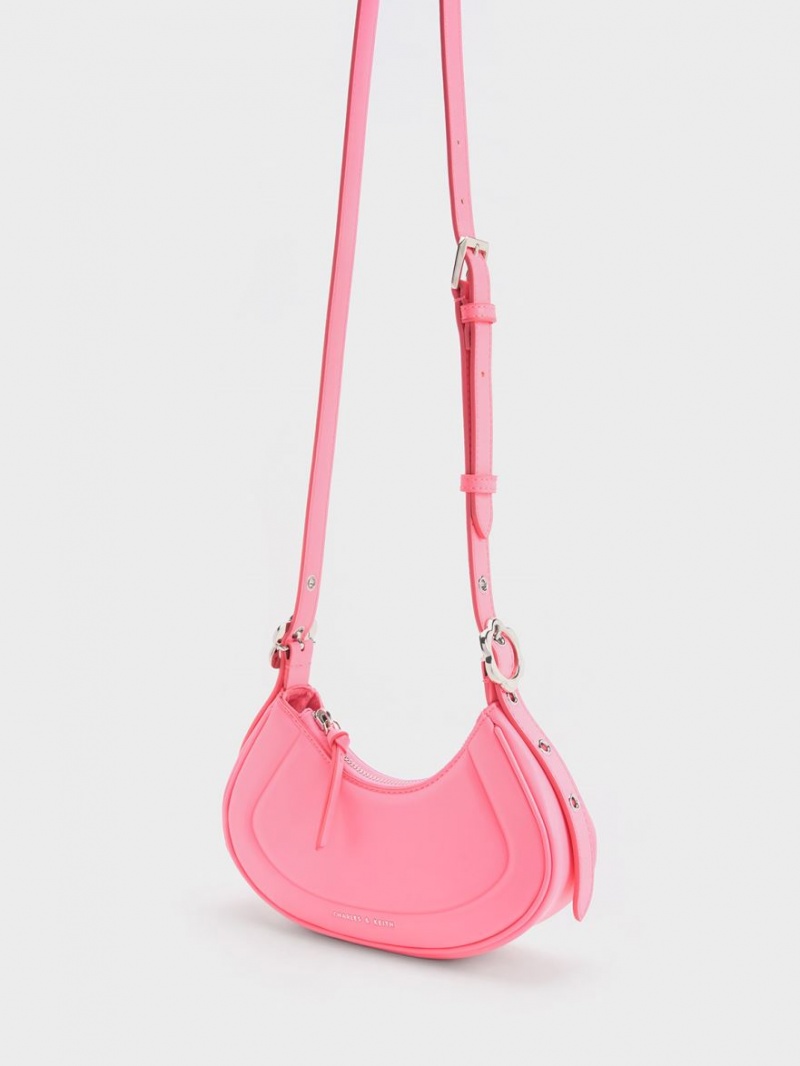 Geanta De Umar Charles & Keith Petra Curved Roz | 150MZEQNU