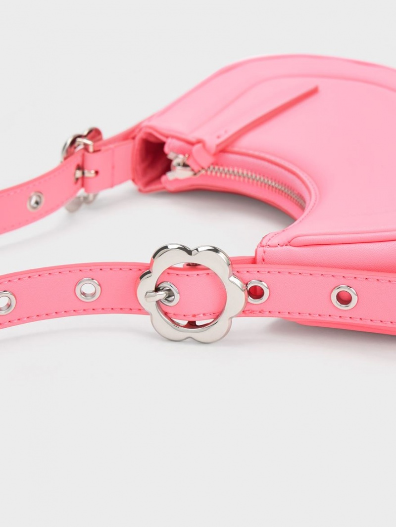 Geanta De Umar Charles & Keith Petra Curved Roz | 150MZEQNU