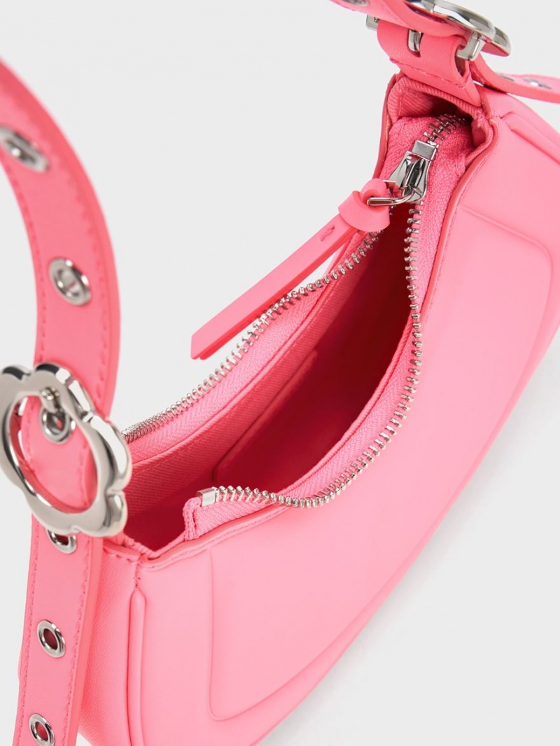 Geanta De Umar Charles & Keith Petra Curved Roz | 150MZEQNU