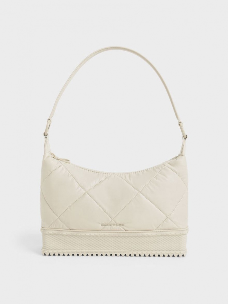 Geanta De Umar Charles & Keith Puffy Albi | 645AWODCN