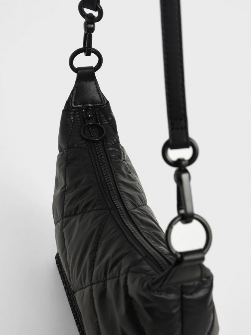 Geanta De Umar Charles & Keith Puffy Negrii | 786NTVZAX