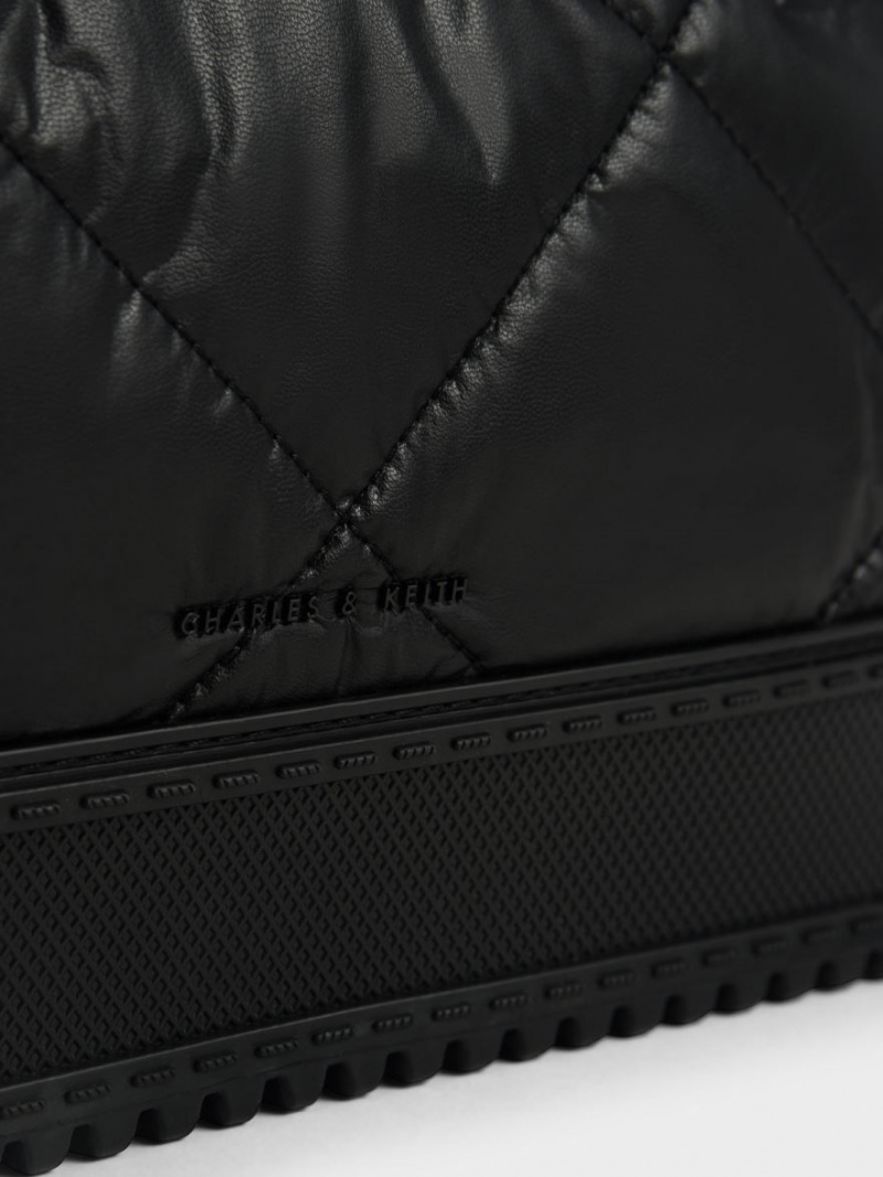 Geanta De Umar Charles & Keith Puffy Negrii | 786NTVZAX