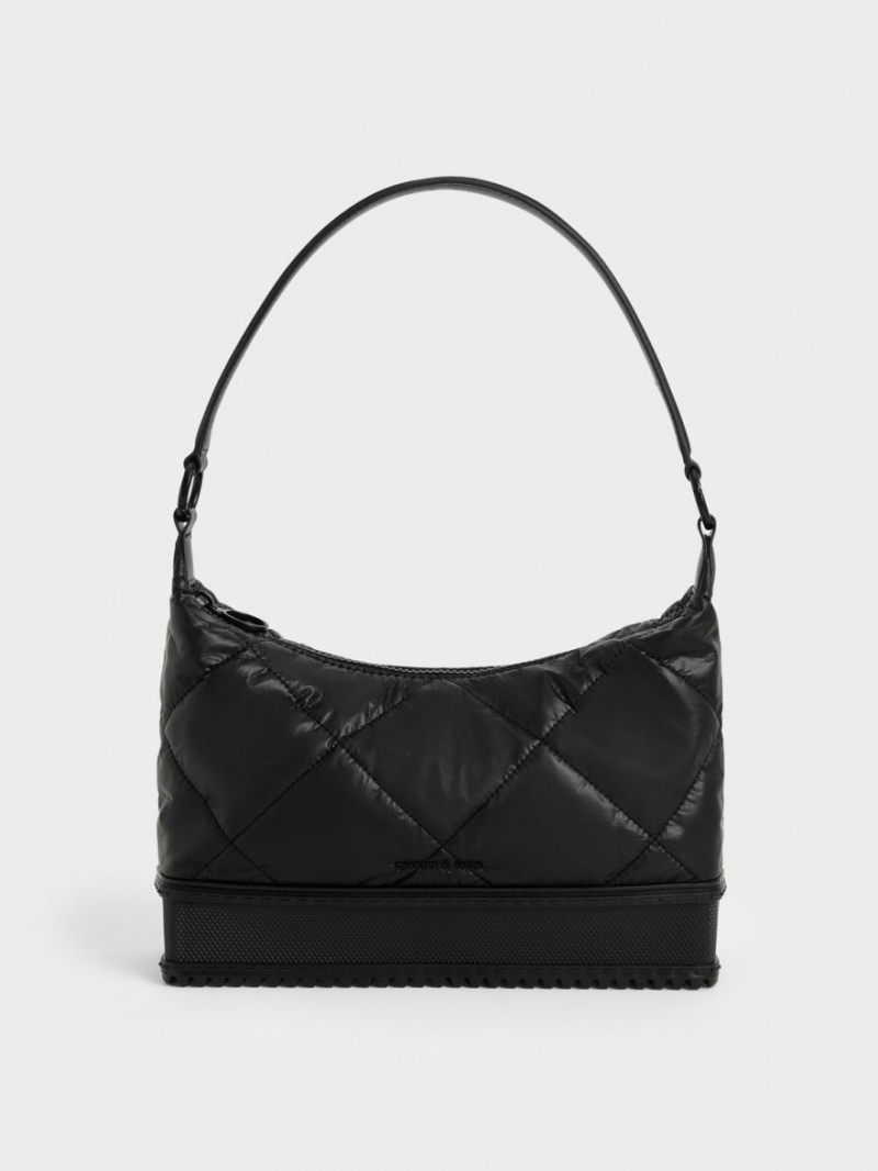 Geanta De Umar Charles & Keith Puffy Negrii | 786NTVZAX