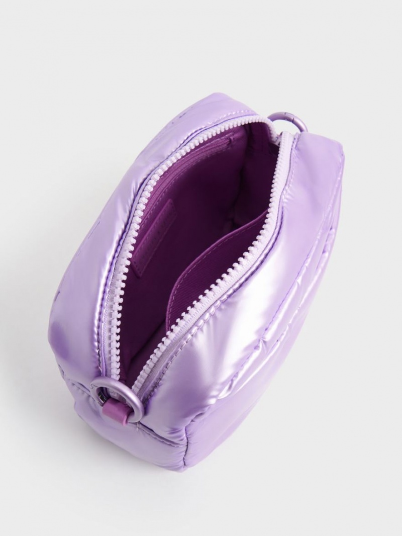 Geanta De Umar Charles & Keith Sianna Nailon Boxy Violet | 286HCTOJA