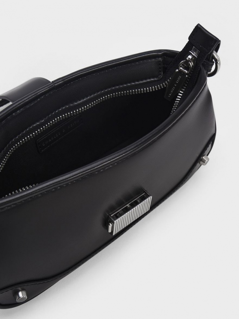 Geanta De Umar Charles & Keith Winslet Belted Negrii | 260HKISRC