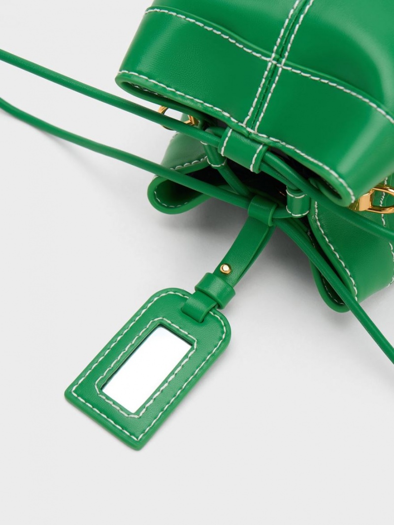 Geanta Galeata Charles & Keith Cordele Verzi | 124GYDIHT