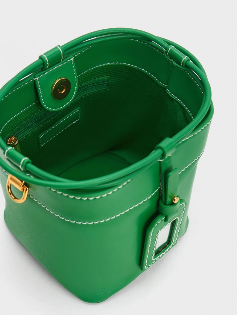 Geanta Galeata Charles & Keith Cordele Verzi | 124GYDIHT