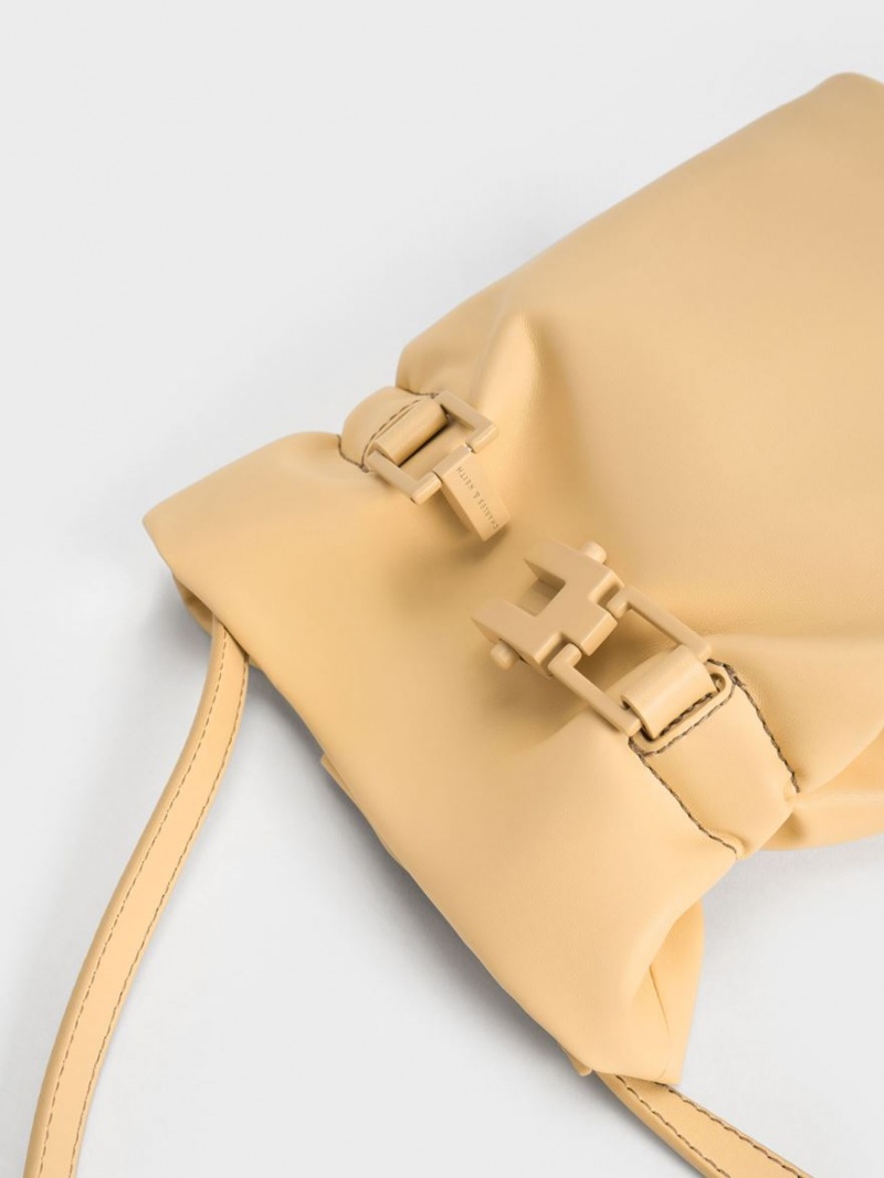 Geanta Galeata Charles & Keith Dua Bej | 231PLYWQB