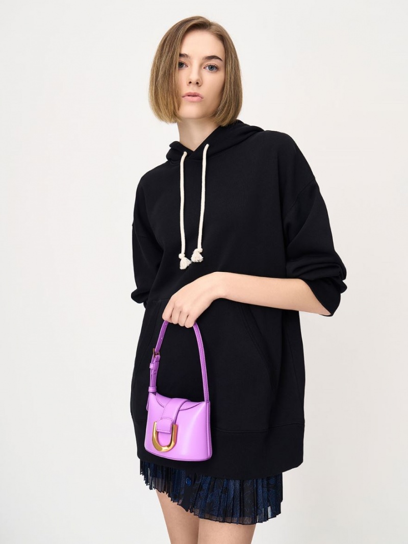 Geanta Galeata Charles & Keith Gabine Violet | 146ZBCQON