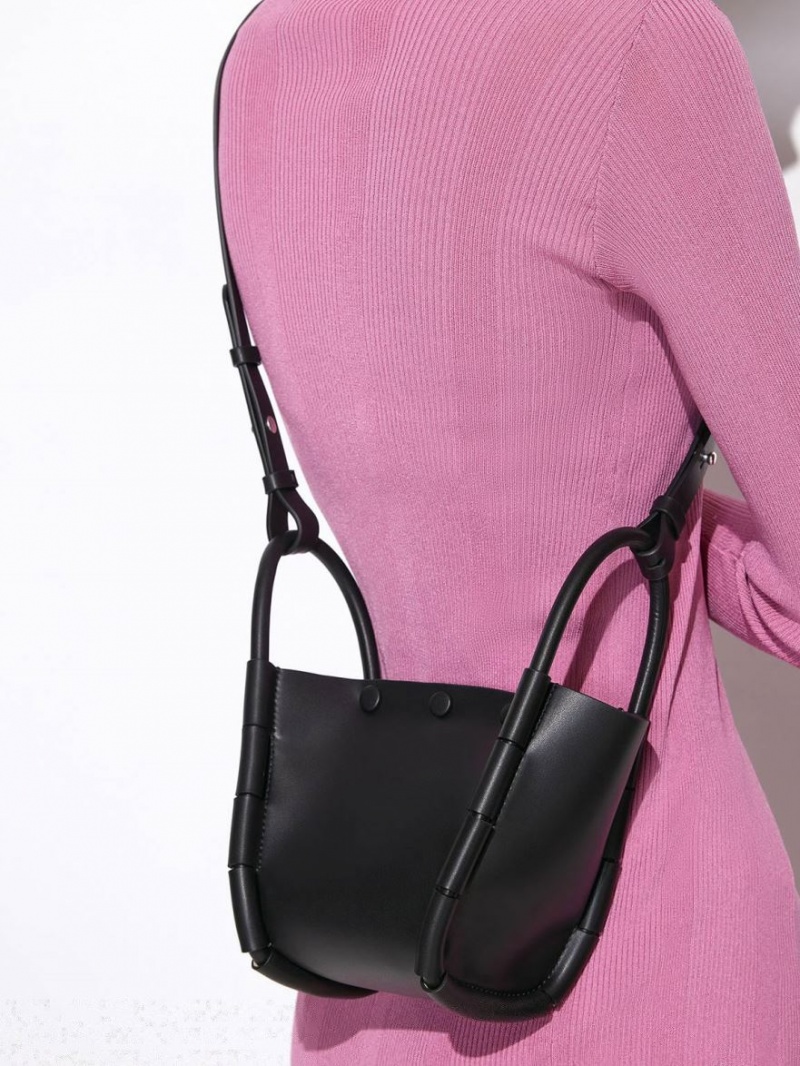 Geanta Galeata Charles & Keith Machina Negrii | 013SRKIAL