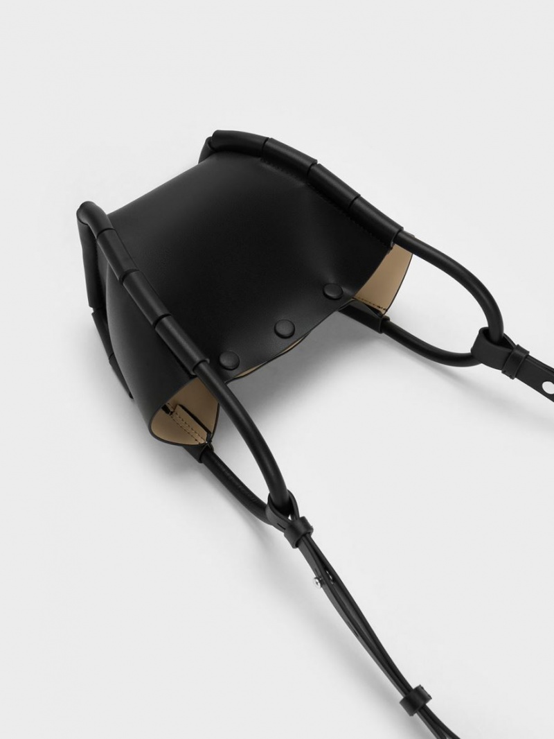 Geanta Galeata Charles & Keith Machina Negrii | 013SRKIAL