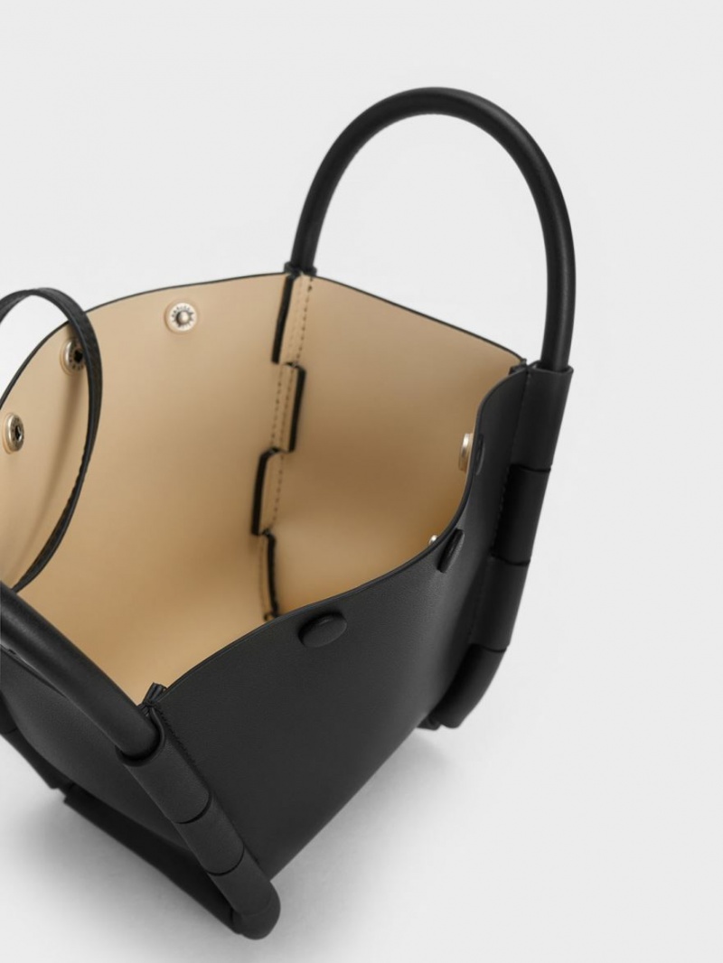 Geanta Galeata Charles & Keith Machina Negrii | 013SRKIAL